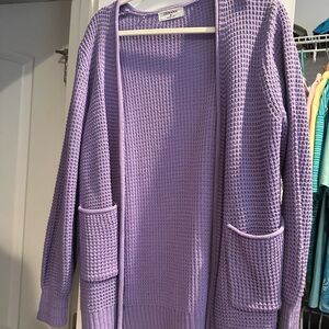 Zenana lavender Women's Sweater
